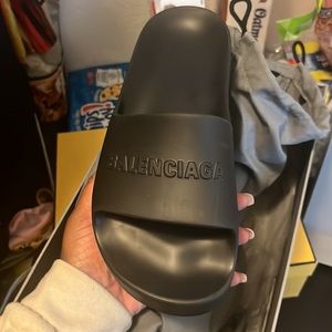 Authentic Balenciaga Platform Slides